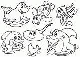 Coloring Pages Animal Printable Cute Animals Clipart Little Library sketch template