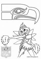 Coloring Pages Seattle Seahawks Nfl Mariners Logo Print Winx Getdrawings Seatle Colouring sketch template