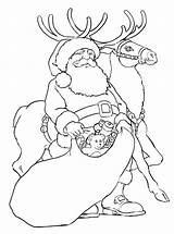 Coloring Rudolph Pages Wilma Santa Popular sketch template