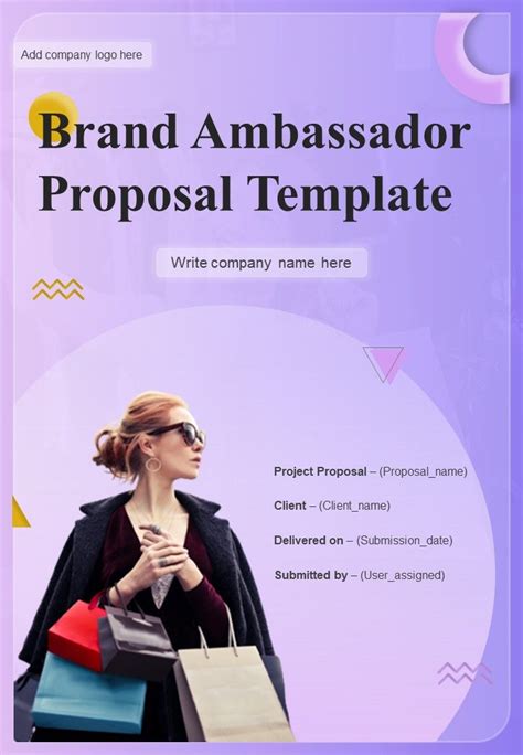 Brand Ambassador Proposal Slide Team