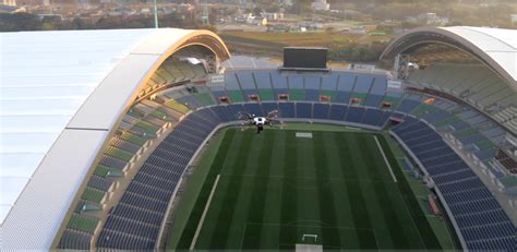 japans  human detecting smart drone demonstrates stadium security   lte terra