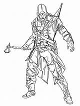 Creed Assassin Connor Kombat Mortal sketch template