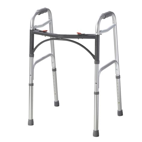 drive medical   deluxe  button folding walker health mobius wholesale