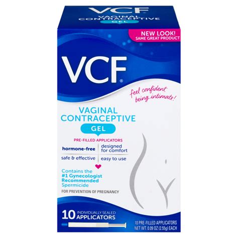 save on vcf vaginal contraceptive gel 10 ct order online delivery