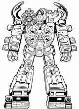Fury Jungle Robot sketch template