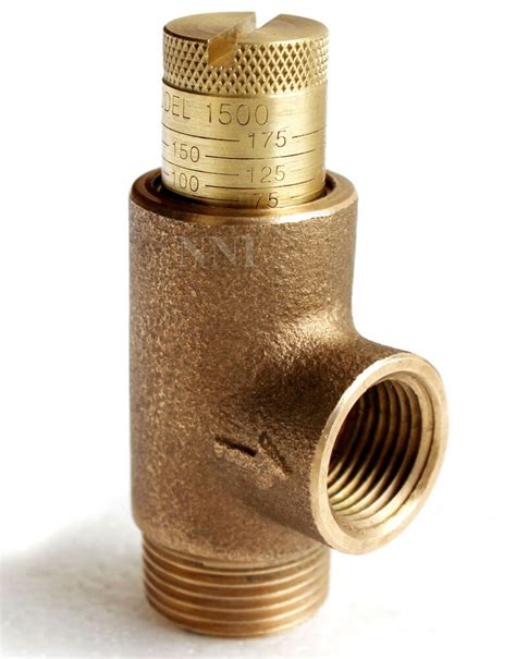 3 4 zurn wilkins p1500 calibrated pressure relief valve 50 175 psi adjustment ebay