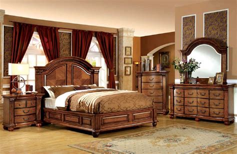 furniture  america bellagrand pc panel bedroom set  antique