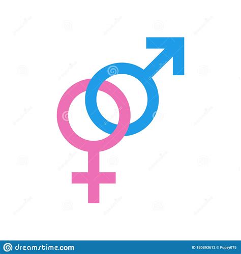 Gender Icon Male And Female Icon Symbols Of Men And Women Vector