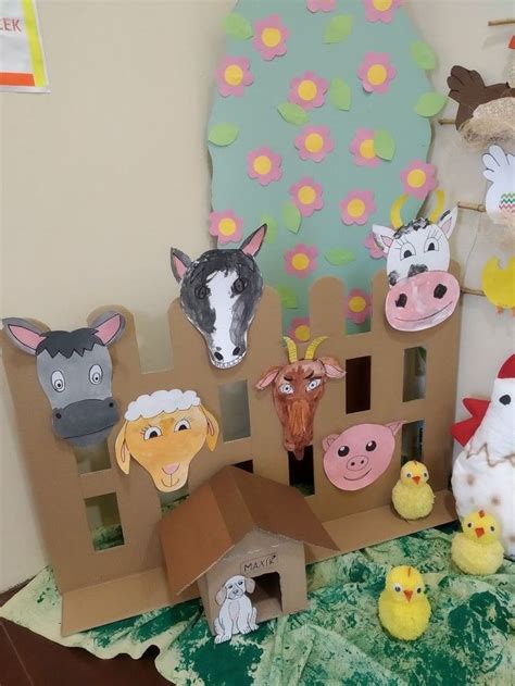 farm animals    cardboard