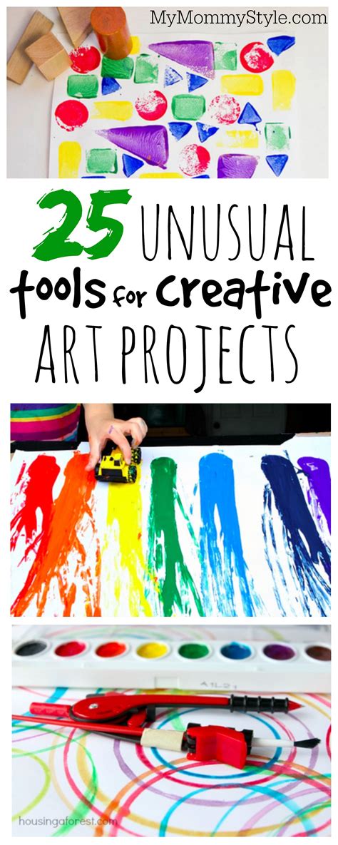 tools  creative art projects  mommy style toddler art