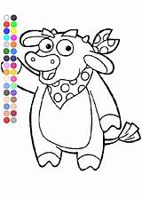 Pages Coloring Getcolorings Dora sketch template