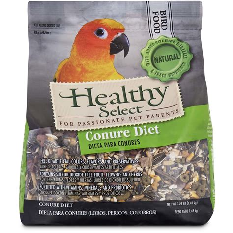 healthy select conure diet bird food  lbs petco bird food