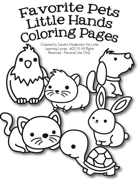 set  pet coloring pages ec