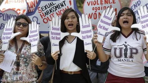 duterte signs anti sexual harassment law the canberra times