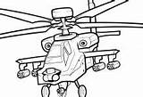 Apache Helicopter Coloring Pages Getdrawings sketch template