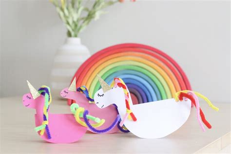 rocking unicorn craft toddler  play