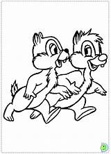 Dinokids Coloring Dale Chip Close sketch template