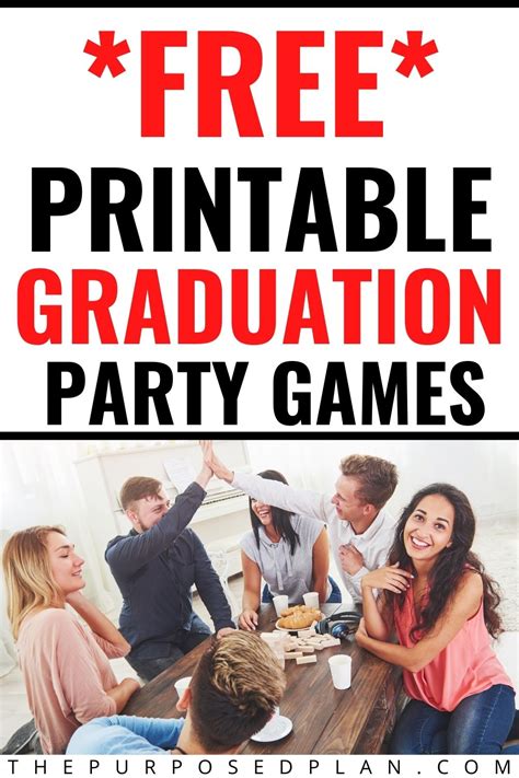 printable games  graduation party