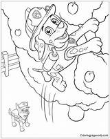 Paw Marshall Patrol Coloring Online Pages Color sketch template