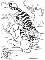 Tigger Pooh Coloring Winnie Kostenlos Letzte sketch template