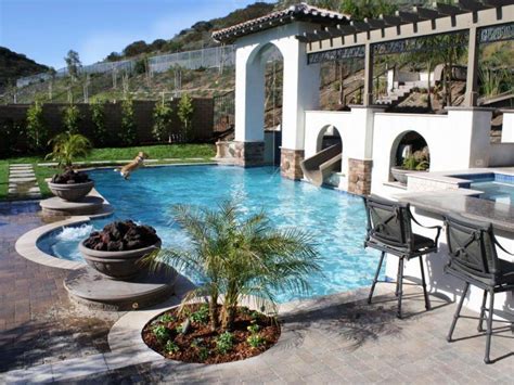 backyard swimming pool ideas  water
