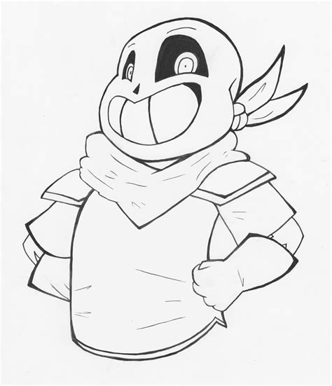 undertale coloring page image