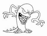 Monstruos Monstruo Monstro Monstre Mostro Pintar Malvado Colorare Malicioso Disegno Monstros Malicieux Malvagio Tiernos Coloriage Malo Dibuix Monstres Colorier Lilicatt sketch template