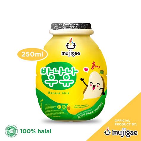 Jual Mujigae Banana Milk Original 250 Ml Minuman Susu Rasa Pisang