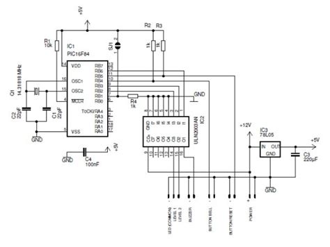 circuit diagram  doorbell wireless doorbell   home  office electronics diy project