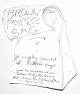Bag Paper Getdrawings Drawing sketch template