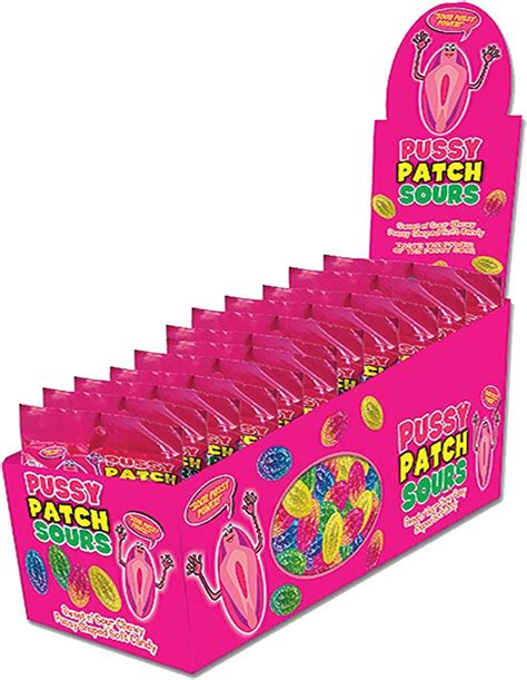 Pussy Patch Sours Sweet And Sour Soft Chewy Gummy Candy