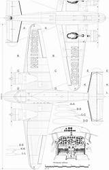 Lockheed Electra Drawingdatabase Jetstar sketch template