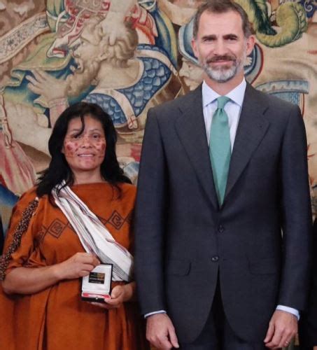 peru s indigenous leader receives bartolome de las casas prize news andina peru news agency
