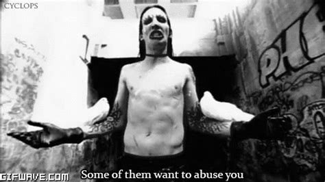 marilyn manson find and share on giphy