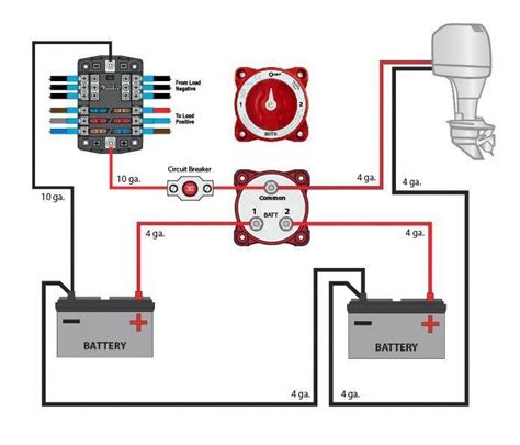 boat battery wiring diagram