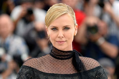 charlize theron reacts to fan raving about her new netflix