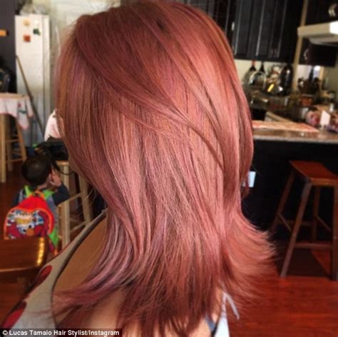 Why Rose Gold Is The Latest Hair Colour Trend To Obsess Over Daily