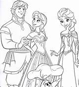 Coloring Pages Frozen Kristoff Kristof sketch template