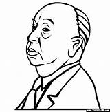 Coloring Alfred Hitchcock Pages Morgan Alex Thecolor Online Famous People sketch template