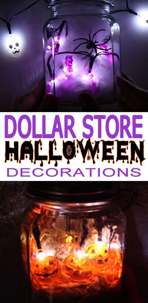 dollar store halloween decorations easy spooky creepy