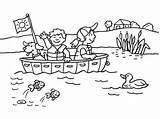 Barque Coloriages Canot Chaloupe Transports Transport Canoe Ko Colorier sketch template