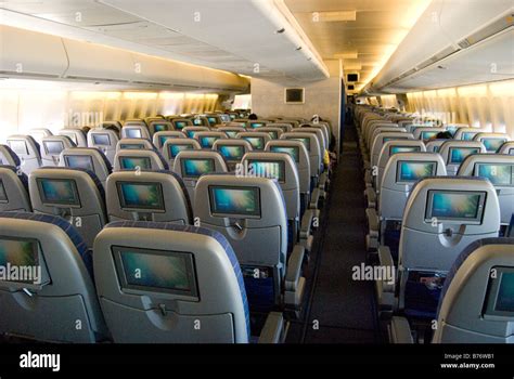 interior view  air philippines boeing  jumbo jet showing seats