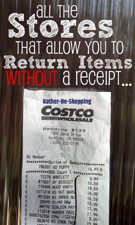 stores    return items   receipt