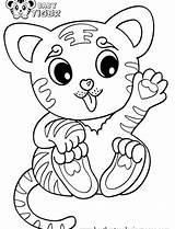 Tigre Tiger Harimau Mewarnai Coloring Gambar Getcolorings Marimewarnai Paud sketch template