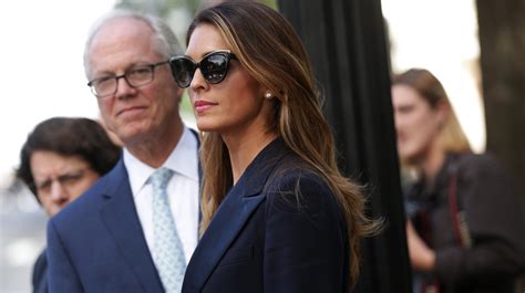 hope hicks ex trump aide rejected many questions at