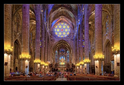 la seu palma cathedral interior  cathedral  santa flickr