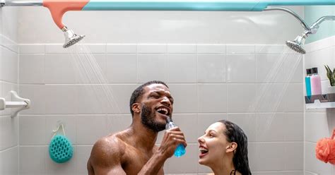 innovative product lets couples suds     shower