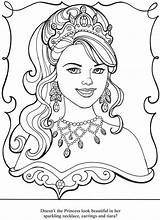 Princeza Za Bojanke Dover Bojanka Leonora Printanje Decu Nazad sketch template