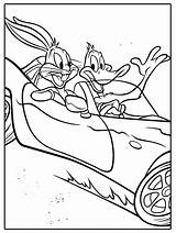 Looney Tunes Coloring Pages Bunny Print Spot Bugs Daffy Sylvester Tweety Cartoons Re They sketch template