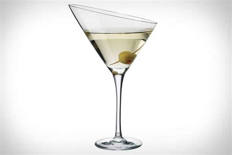 Slanted Cocktail Glassware Eva Trio Martini Glass